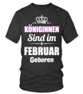 Sweatshirt Unisex - Königinnen sind im Februar geboren
