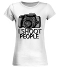 T-Shirt Col Rond Unisexe - I shoot people