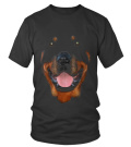 SMILEY ROTTIE - T-shirt
