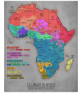 Les langues d'Afrique | original | avec frontières (lit) - Bed Linen