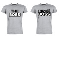 Camiseta - The boss the real boss - t shirt couple