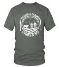 Tom Pemberton Farm Life Khaki Thank A Farmer T-Shirt - T-shirt