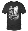 MY PITBULL IS HARMLESS IT'S ME YOU SHOULD WORRY ABOUT - T-shirt