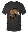 HORSE WITH FLOWERS - T-shirt