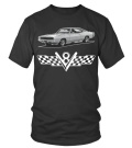 T-shirt - BK. Mopar - 1968 Dodge Charger T-Shirt-
