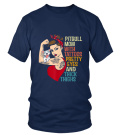 PITBULL MOM WITH TATTOOS PRETTY EYES AND THICK THIGHS - T-shirt