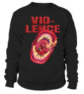 Rundhals T-Shirt Unisex - THRMT - Vio-lence - Eternal Nightmare BK 069