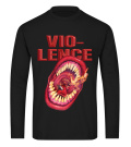 Rundhals T-Shirt Unisex - THRMT - Vio-lence - Eternal Nightmare BK 069