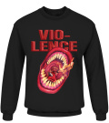 Rundhals T-Shirt Unisex - THRMT - Vio-lence - Eternal Nightmare BK 069