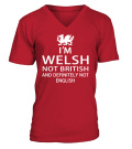 Round neck T-Shirt Unisex - I'M WELSH NOT BRITISH