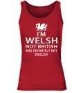 Round neck T-Shirt Unisex - I'M WELSH NOT BRITISH