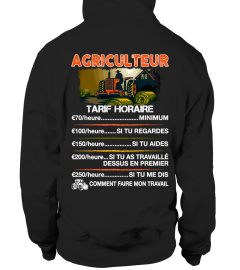 AGRICULTEUR TARIF HORAIRE