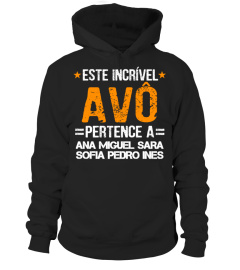 ESTE INCRÍVEL AVÔ PERTENCE A TSHIRT PERSONALIZADO