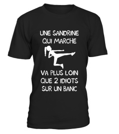 une Sandrine qui marche