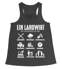 Ein Landwirt ist gleichzeitig