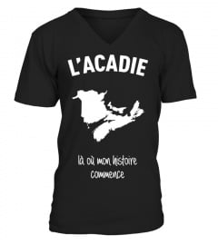 T-shirt Acadie Histoire