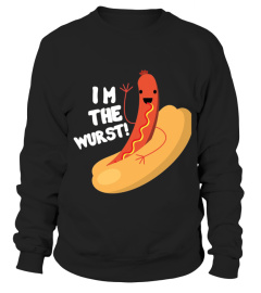 I M The Wurst  Worst  Funny Bratwurst Sausage Hot Dog Shirt