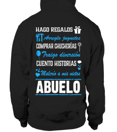 HAGO REGALOS ARREGLO JUGUETES COMPRAR CHUCHERÍAS TRAIGO DIVERSIÓN CUETO HISTORIAS MALERIO A MIS NIETOS ABUELO  T-SHIRT