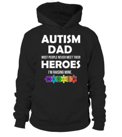 Autism-Autism Dad Heroes -AutismTshirt