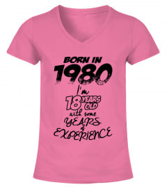 Geburtstag 1980 geboren Shirt Geschenk