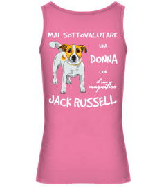 Doppia Stampa  DONNA con JACK RUSSELL