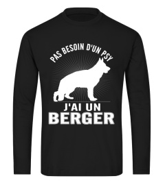 PAS BESON D'UN PSY J'AI UN BERGER T-SHIRT