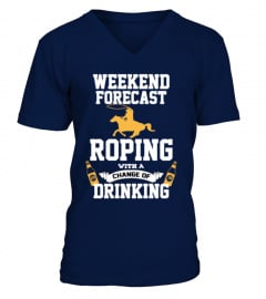 [T Shirt]5-Roping With A Chance Of Drink