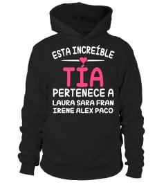 ESTA INCREÍBLE TÍA PERTENECE A CAMISA PERSONALIZADA