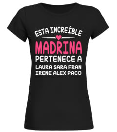 ESTA INCREÍBLE MADRINA PERTENECE A CAMISA PERSONALIZADA