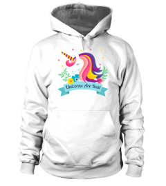 Farbiges Einhorn T-Shirt für Damen