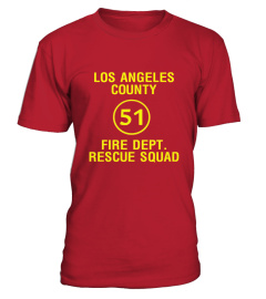  Los Angeles County Fire Dept  Rescue Squad 51 T shirt