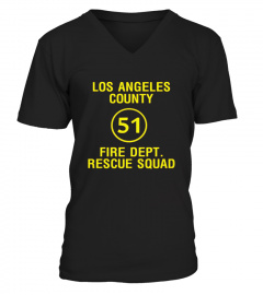  Los Angeles County Fire Dept  Rescue Squad 51 T shirt