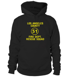  Los Angeles County Fire Dept  Rescue Squad 51 T shirt