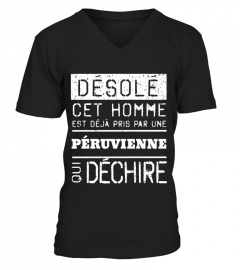 T-shirt Désolé Péruvienne