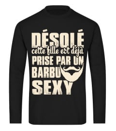 DESOLE CET HOMME EST DEJA PRIS PAR UNE FEMME  BARBU SEXY T- SHIRT