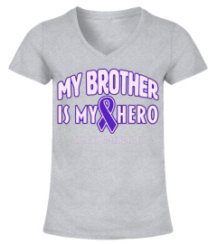 My Brother is My Hero - Pancreatic Cancer Awareness T-Shirt