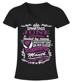 Smartass JUNE Woman Birthday Shirts
