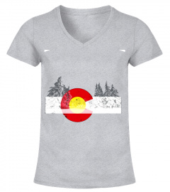 State of Colorado Flag Shirt Men Women Kids Novelty Gift