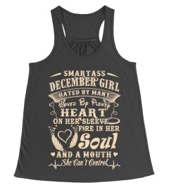 Smartass DECEMBER Girl Birthday T Shirts