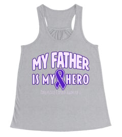 My Father is My Hero Pancreatic Cancer Awareness T-Shirt