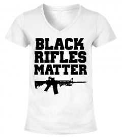 Black Rifles Matter AR 15 Shirt