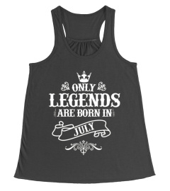 Legends Are Born In July Tee Shirt