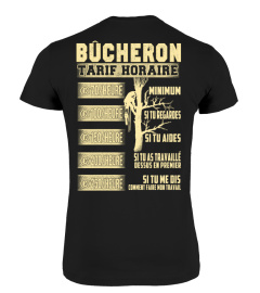 BÛCHERON TARIF HORAIRE