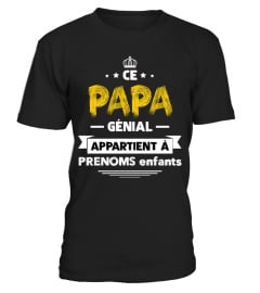 tee shirt super papa personnalisé