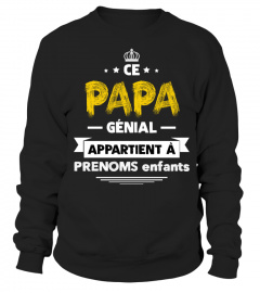 tee shirt super papa personnalisé