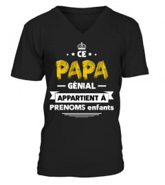 tee shirt super papa personnalisé