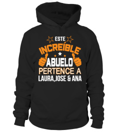 ESTE INCREÍBLE ABUELO PERTENECE A CAMISETA PERSONALIZADA