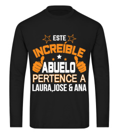 ESTE INCREÍBLE ABUELO PERTENECE A CAMISETA PERSONALIZADA