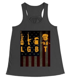 LGBT Liberty Guns Beer Trump T-Shirt