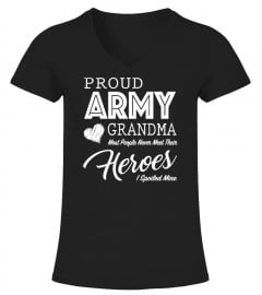 Proud Army Grandma (white) T-Shirt